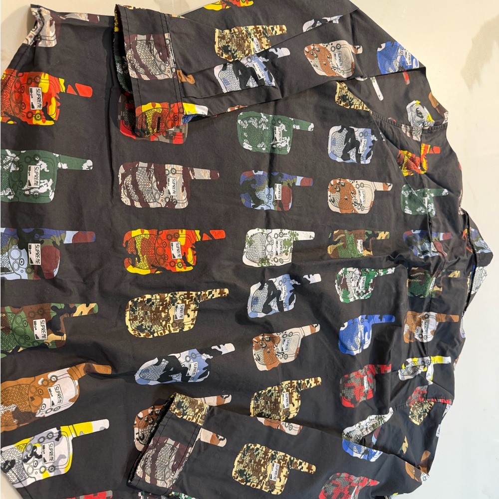 Supreme Multicolor Graphic Print Men's Shirt